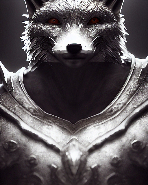 用Tiamat AI绘画创作的动物战士