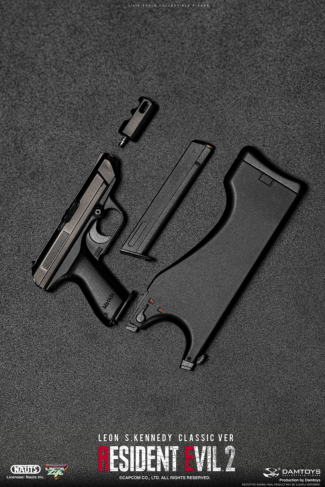 NAUTS x DAMTOYS 1/6《生化危机2》 里昂.S.肯尼迪