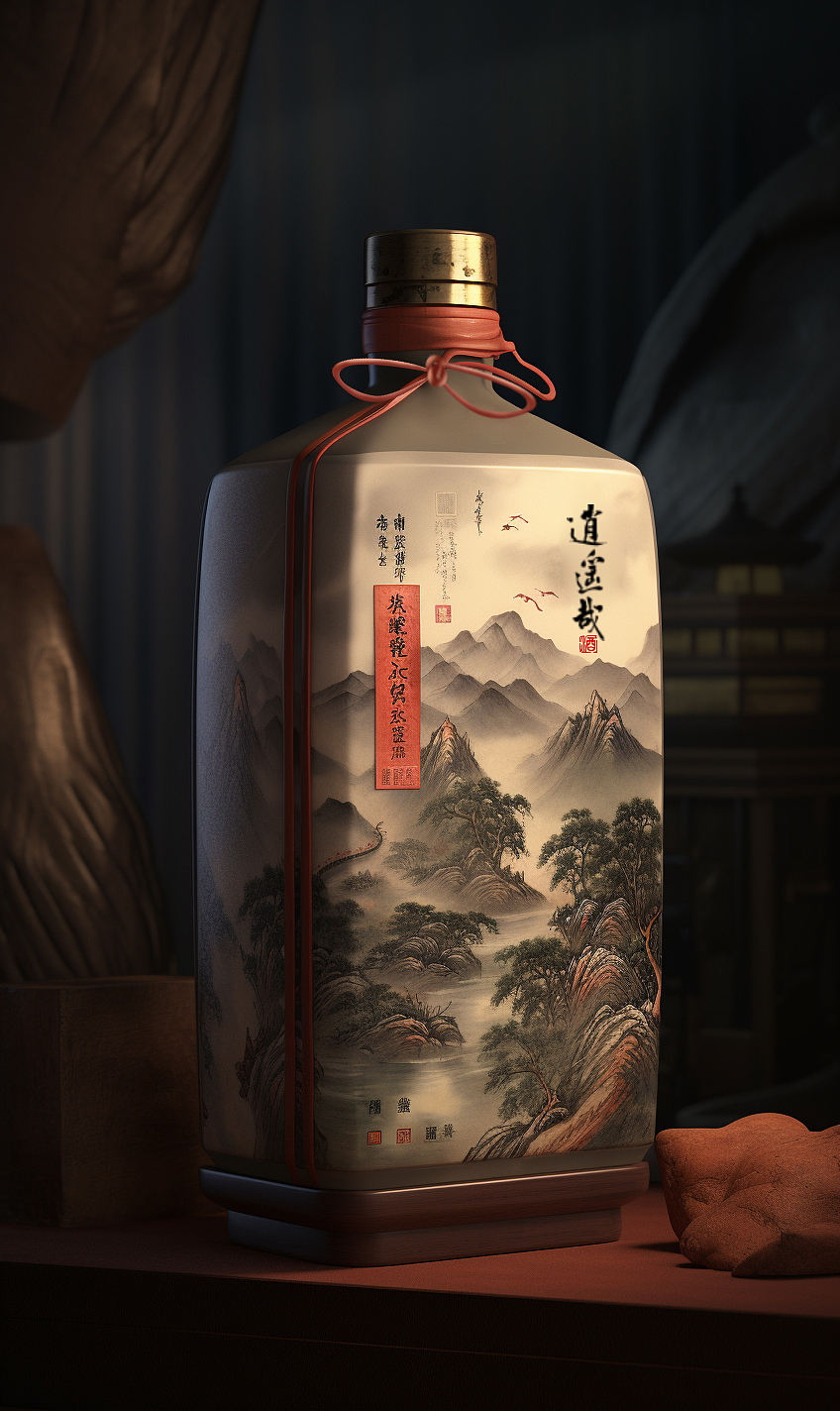 文创白酒包装--国风（图ZMzQ3NzAwMTI0） - 包装 - 站酷设计师真象哥原创素材 - 站酷ZCOOL
