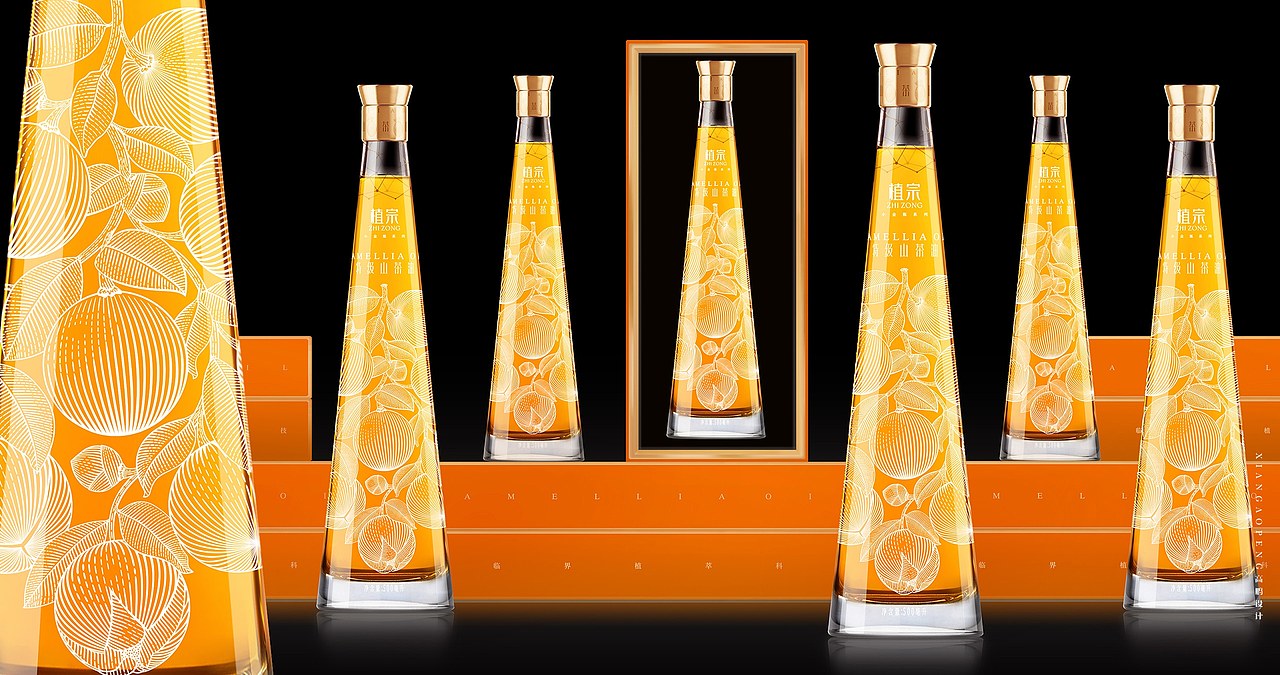 高鹏设计——高端山茶油食用油调味品包装设计