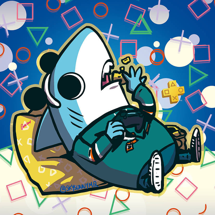 鯊魚Sky（圖ZMzQ3MDkyOTY0） - 繪本 - 站酷設(shè)計師skysunnymq原創(chuàng)素材 - 站酷ZCOOL