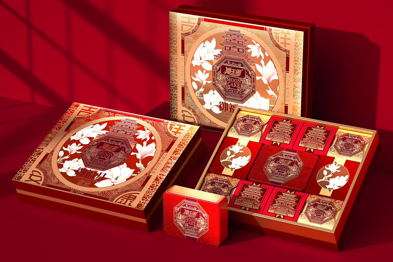巨灵设计为滕王阁中秋月饼设计包装
