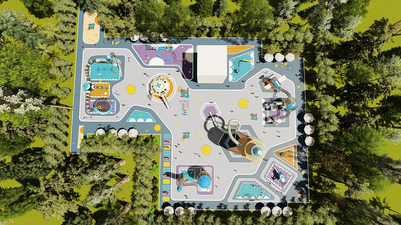 俄罗斯太空主题乐园（图ZMzI1MzQ3MDQ4） - 景观设计 - 站酷设计师坏闹闹原创素材 - 站酷ZCOOL