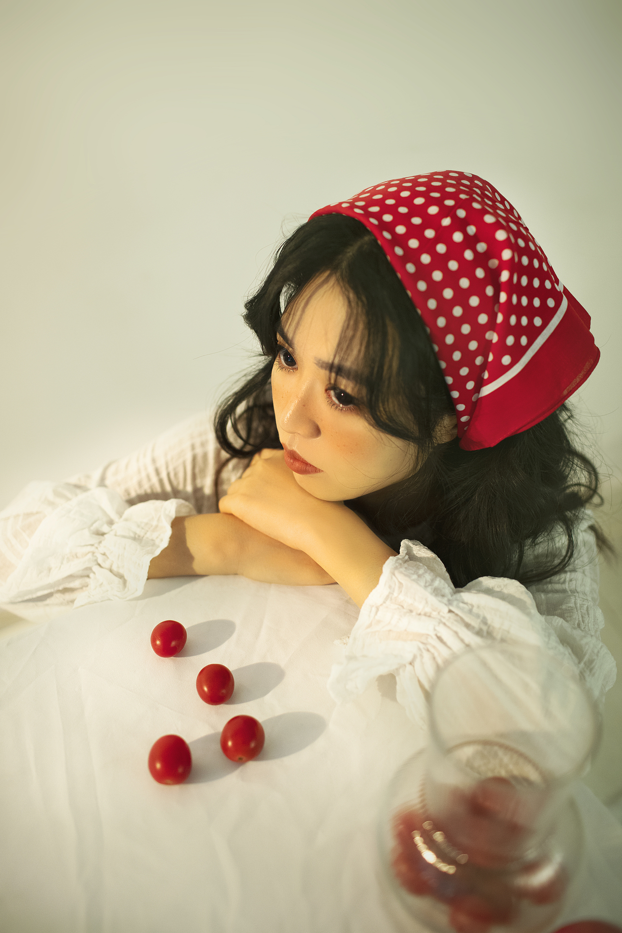 搓到心巴里头的油画少女