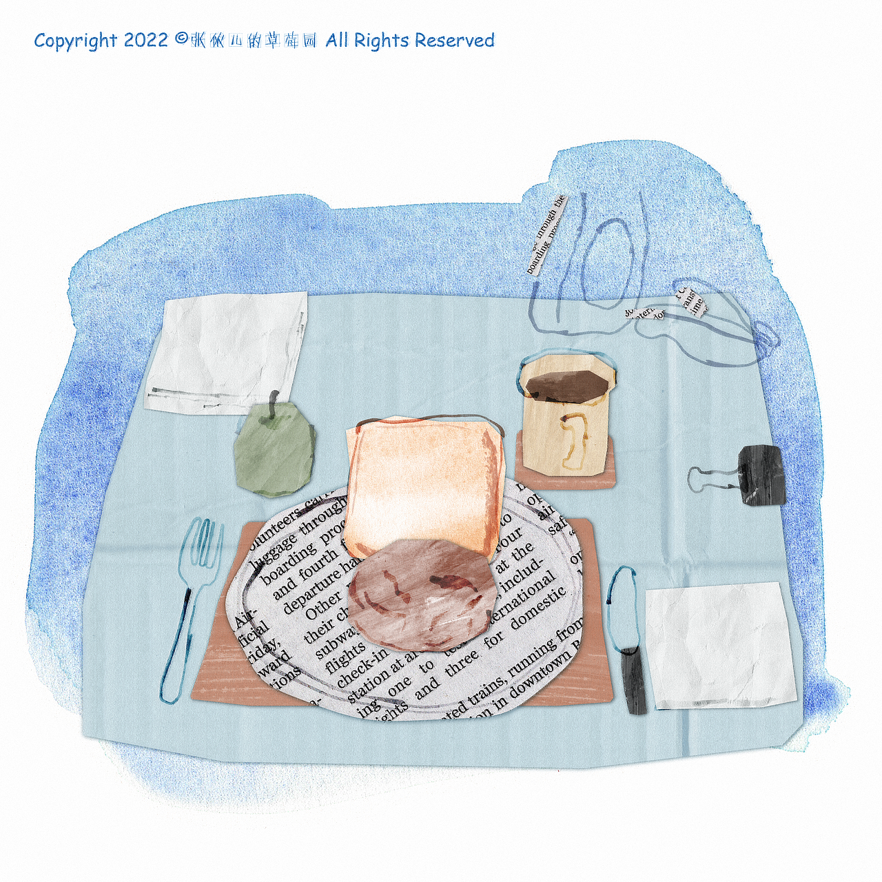 2022拼贴合集汇总（图ZMzIxODAyOTc2） - 商业插画 - 站酷设计师张侬儿的草莓园原创素材 - 站酷ZCOOL