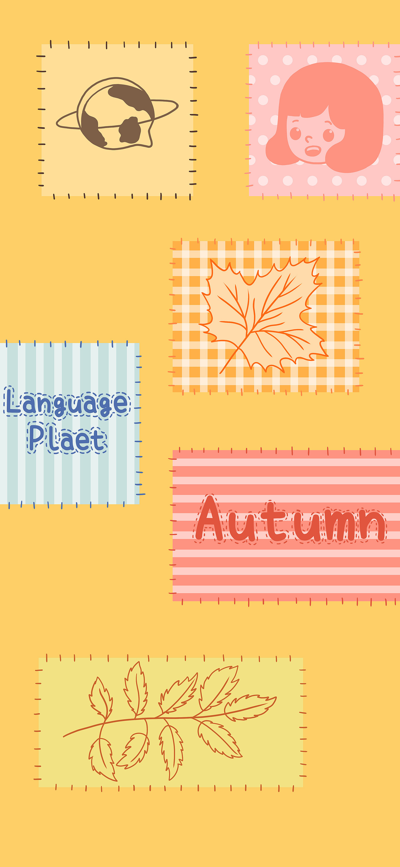 一起过秋天吧 | 秋季壁纸（图ZMzIzNzAxMzA0） - 海报 - 站酷设计师TinTin8原创素材 - 站酷ZCOOL