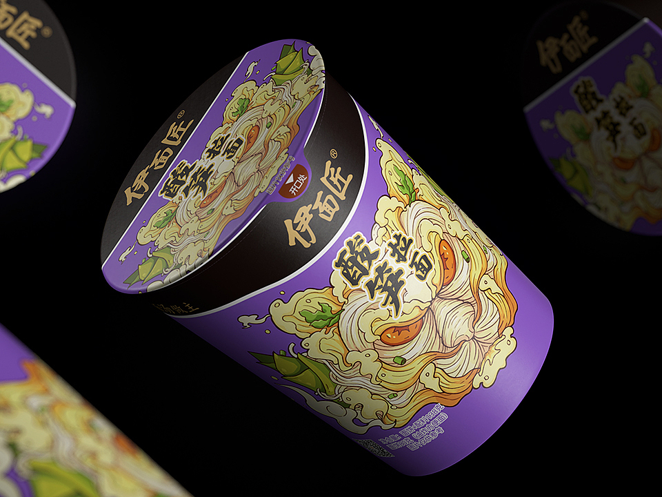 造化品牌设计x伊面匠 | 拉面系列包装设计 | 食品包装