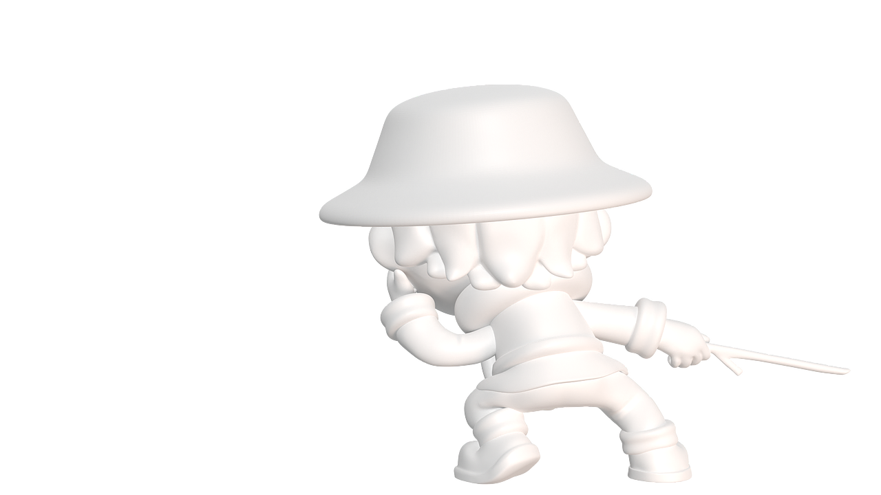 淘淘烤番薯白模背面