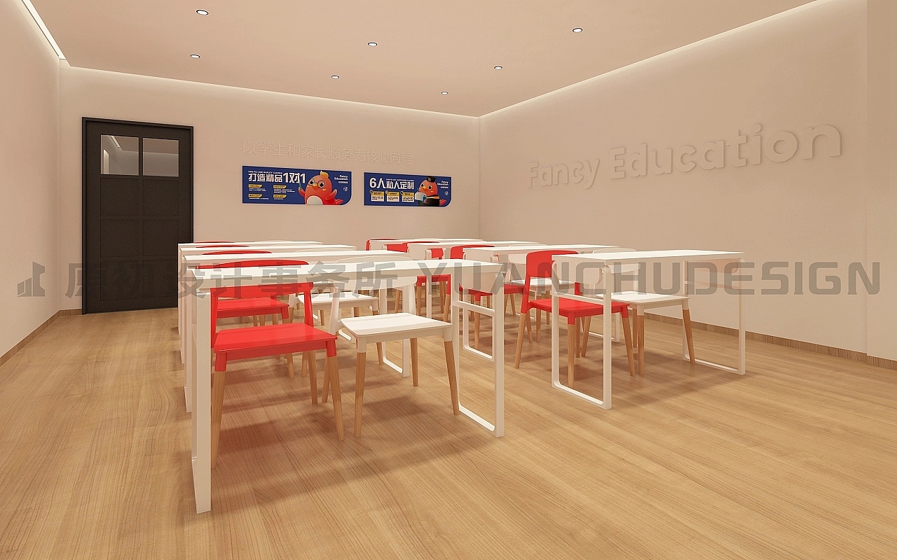 厦门 店面装修室内空间学校设计 教育培训机构