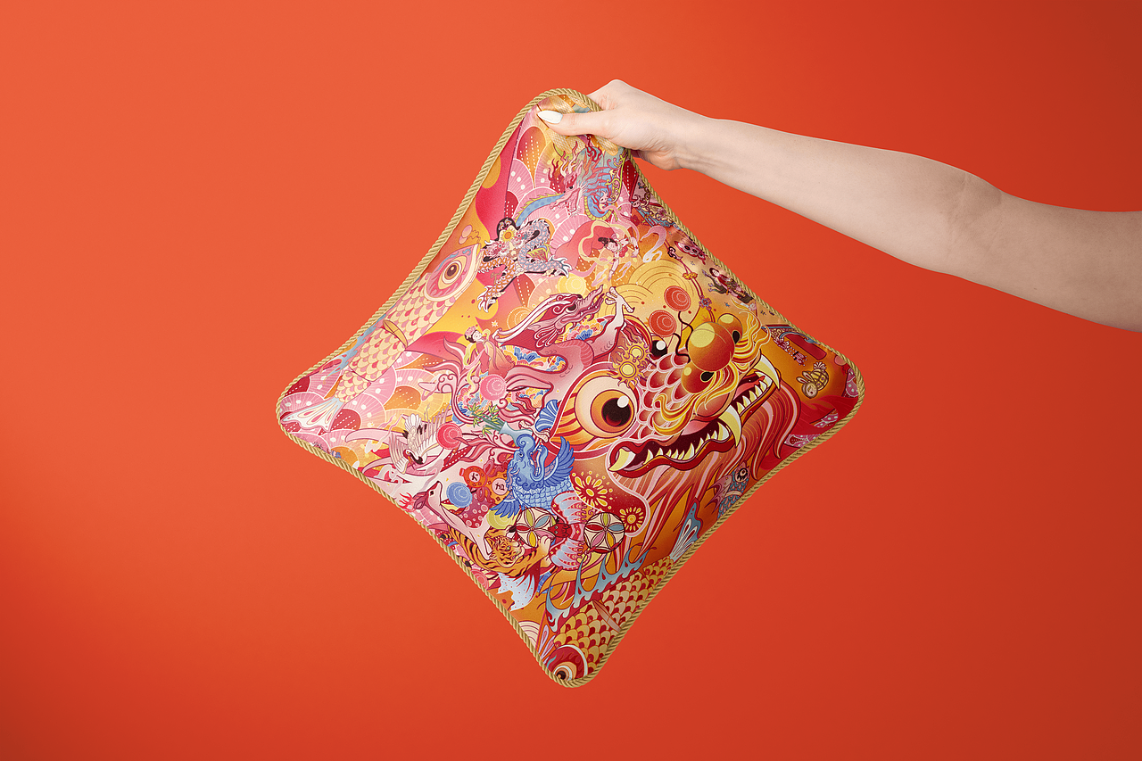 2024龙年主题插画长卷·真龙游（图ZMzUyMzIwMTY0） - 商业插画 - 站酷设计师鹿星河原创素材 - 站酷ZCOOL