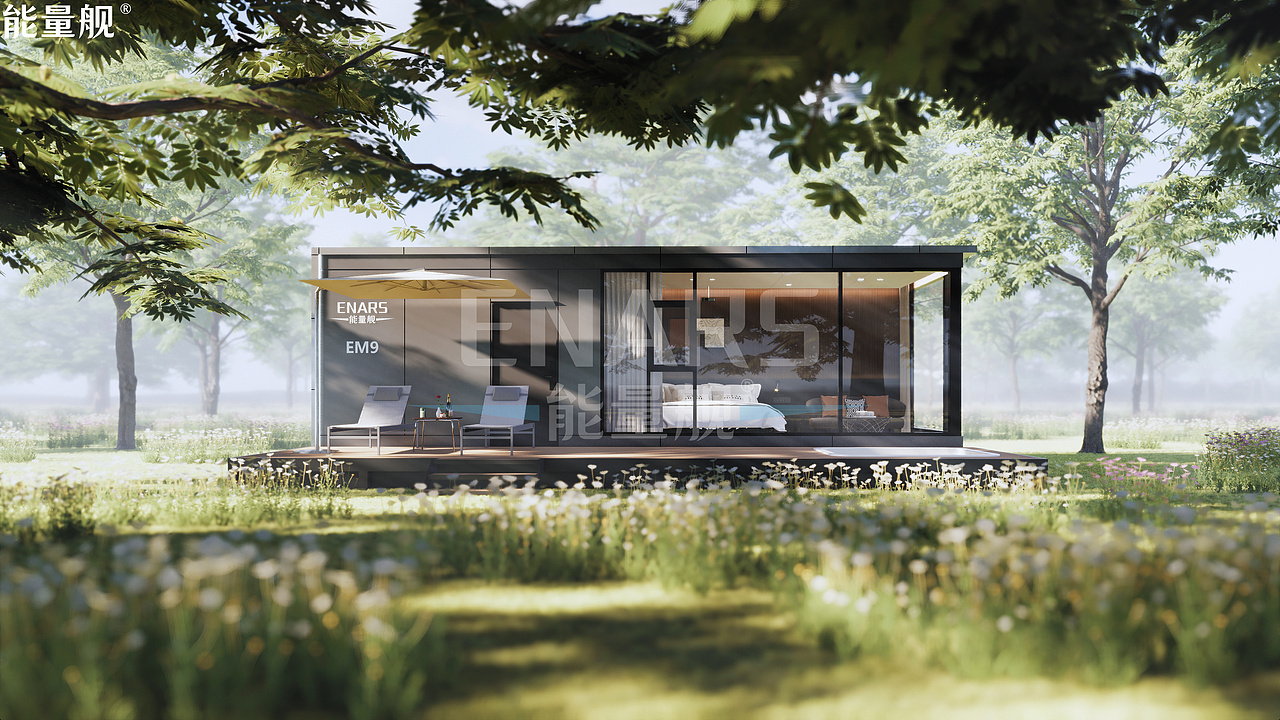 不住公寓,住可移动太空舱高颜值民宿房屋能量舰