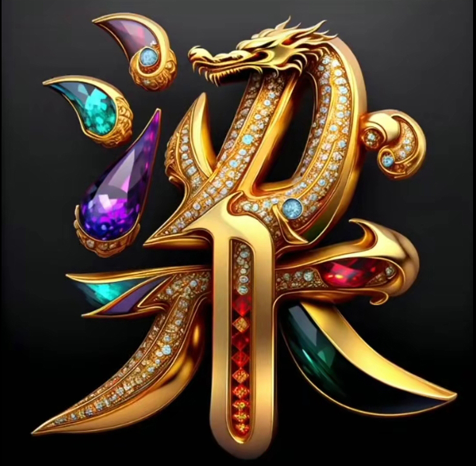 姓氏艺术字“我用2年时间”设计了全国姓氏logo头像