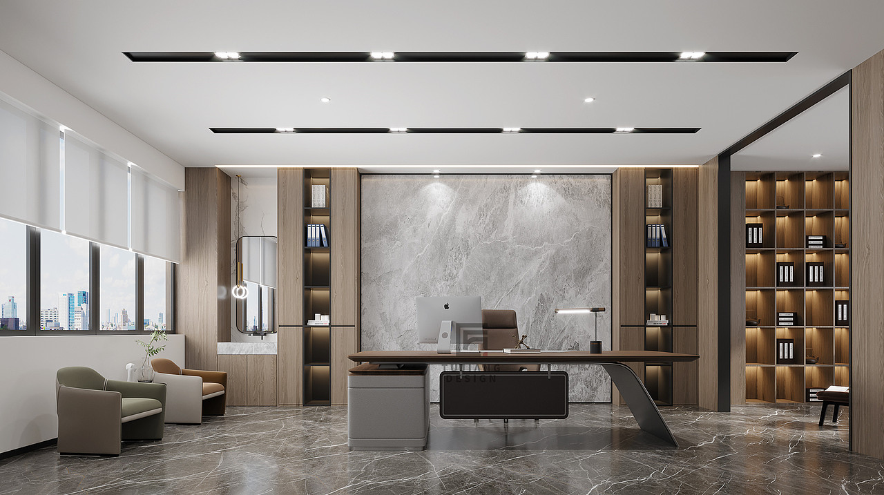 办公室设计,感受空间的尺度与自由!