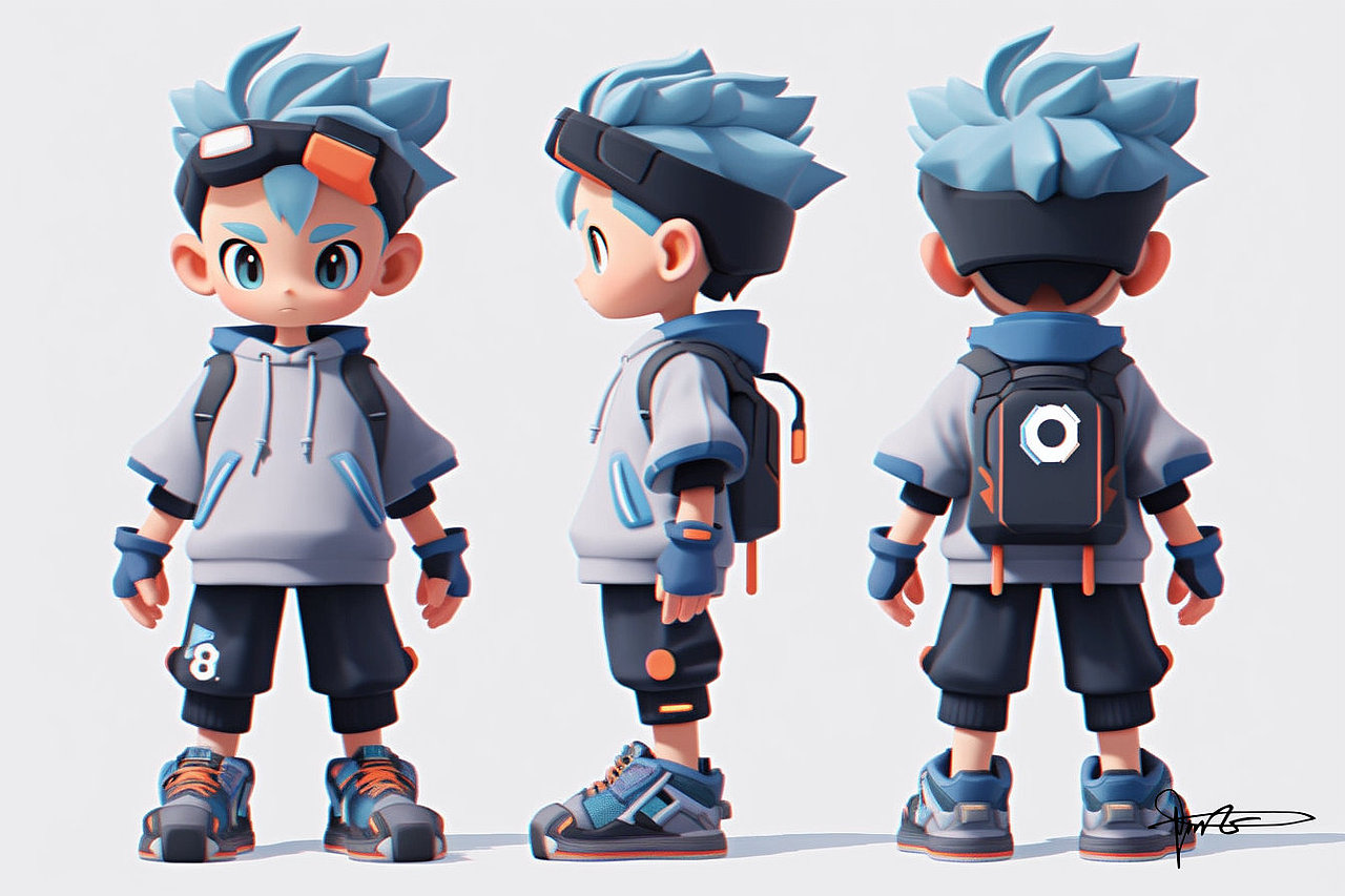 男孩IP形象设计系列二