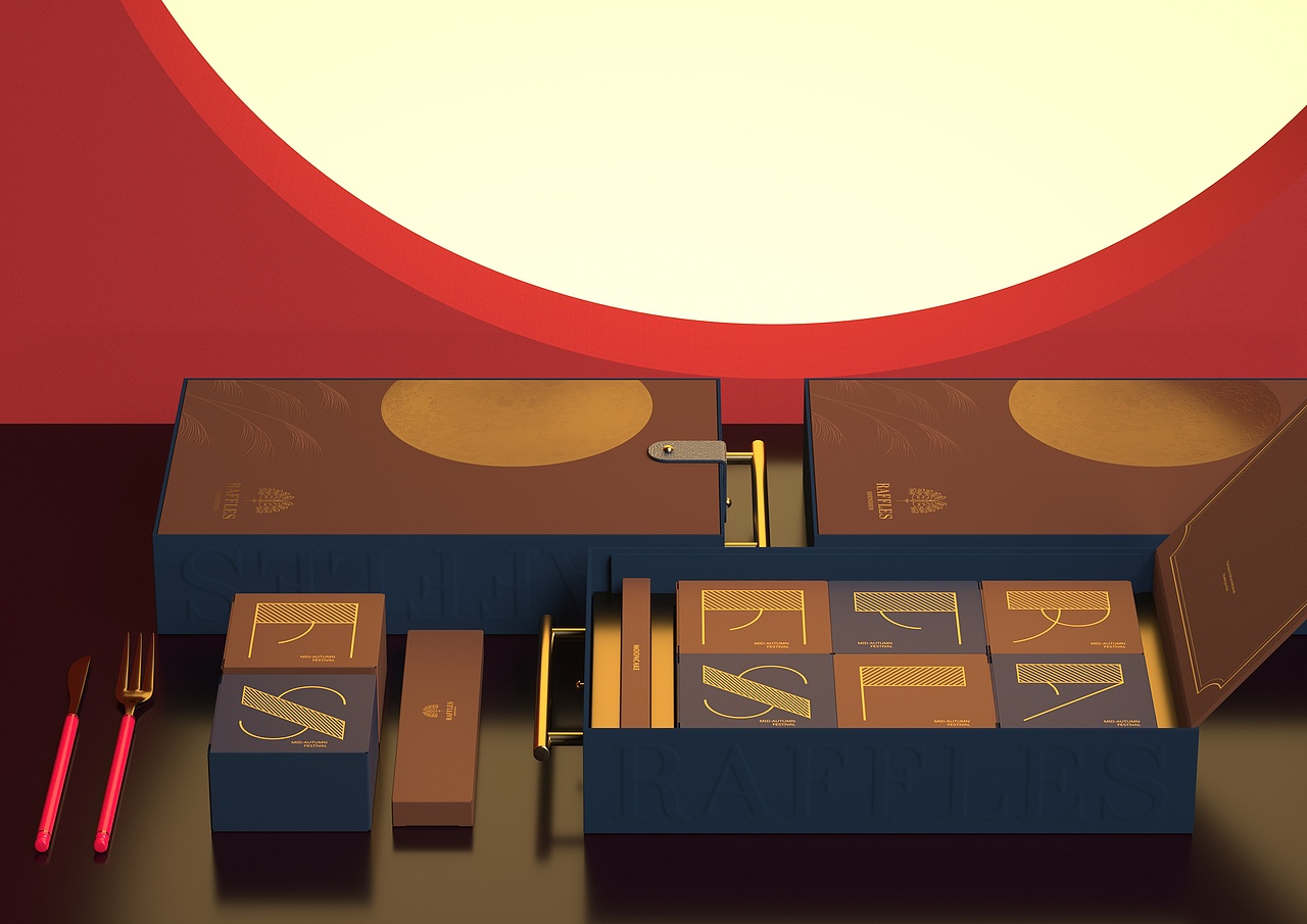 莱佛士酒店中秋6粒礼盒设计（图ZMzA0NTg5NDY0） - 包装 - 站酷设计师NEERU灵睿原创素材 - 站酷ZCOOL