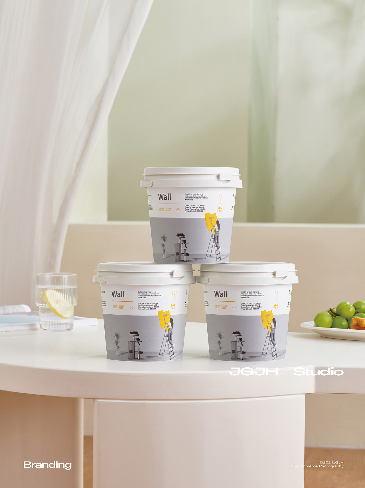 JGJH电商案例|坚果几何╳三青漆