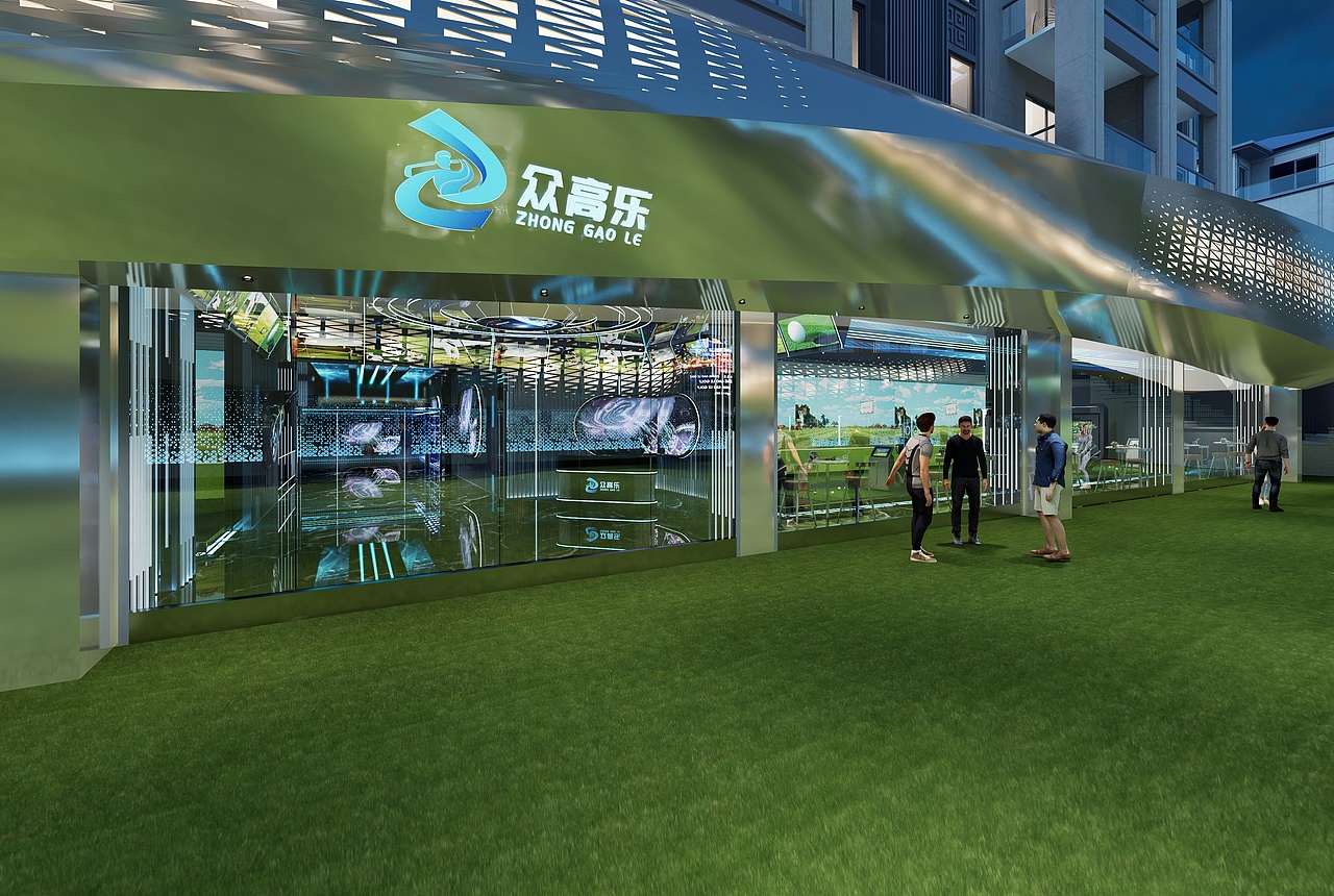LK DESIGN | 杭州众高乐高尔夫球馆区设计方案