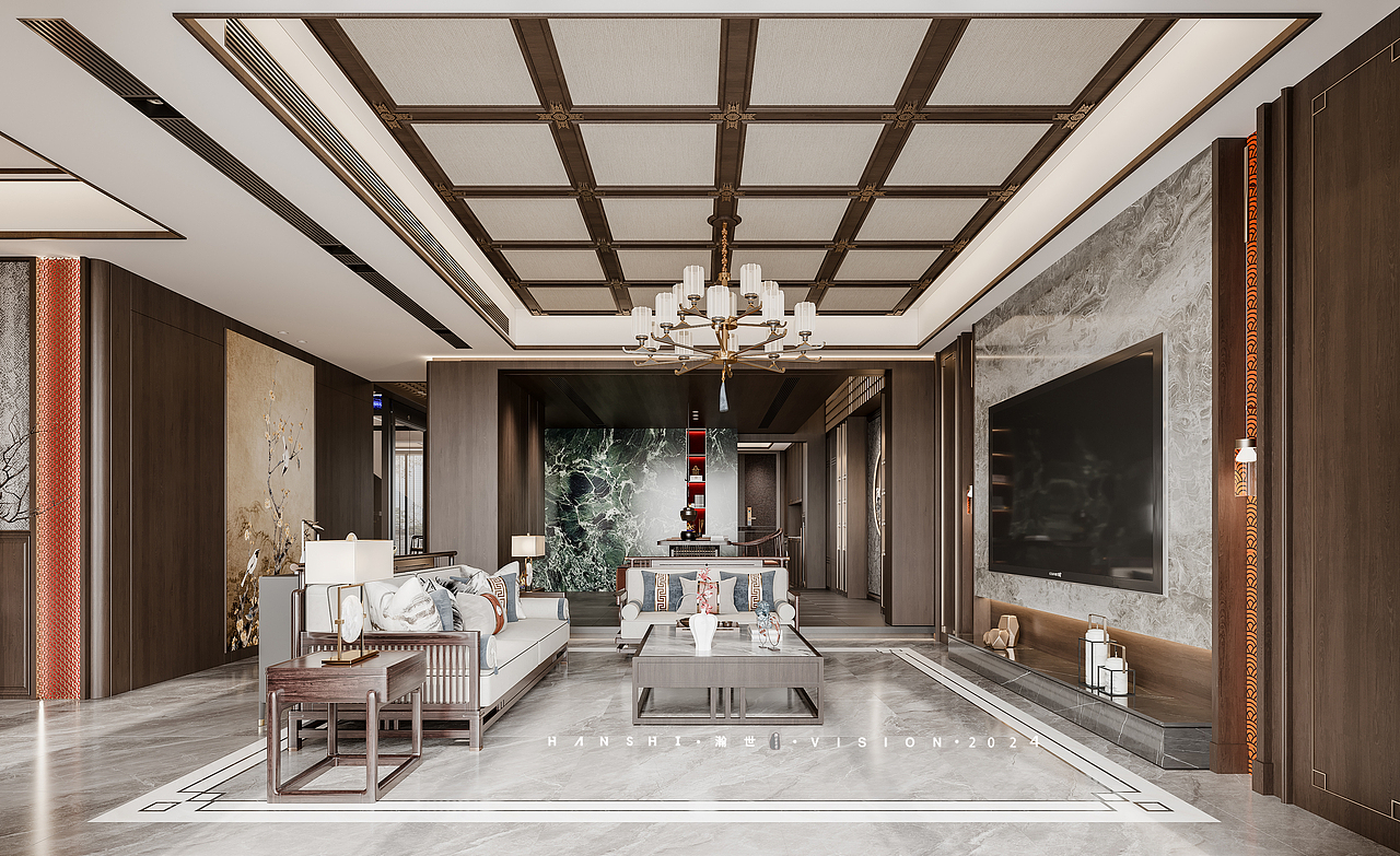 新中式家装-瀚世表现