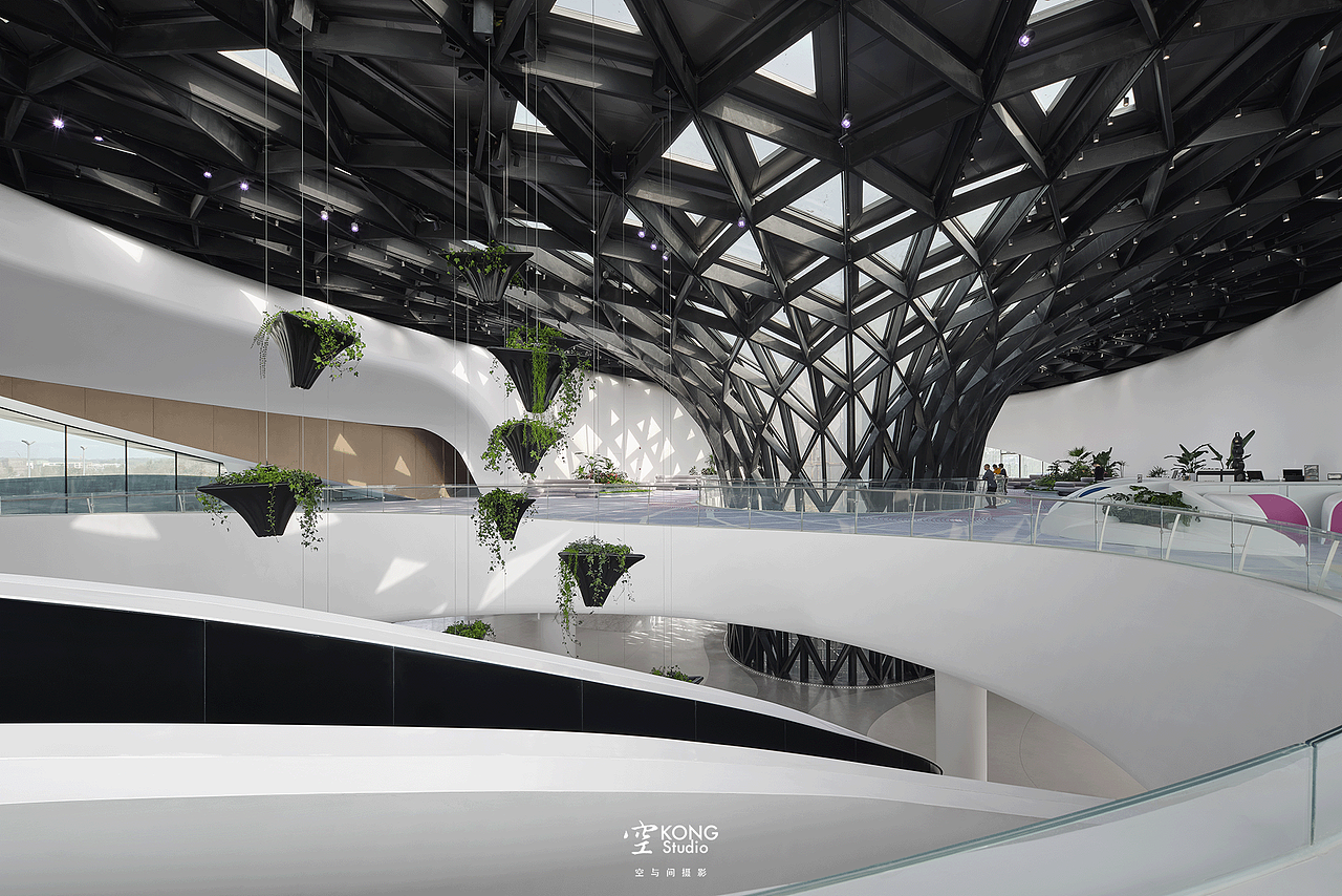 成都空与间摄影:成都天府新区独角兽岛