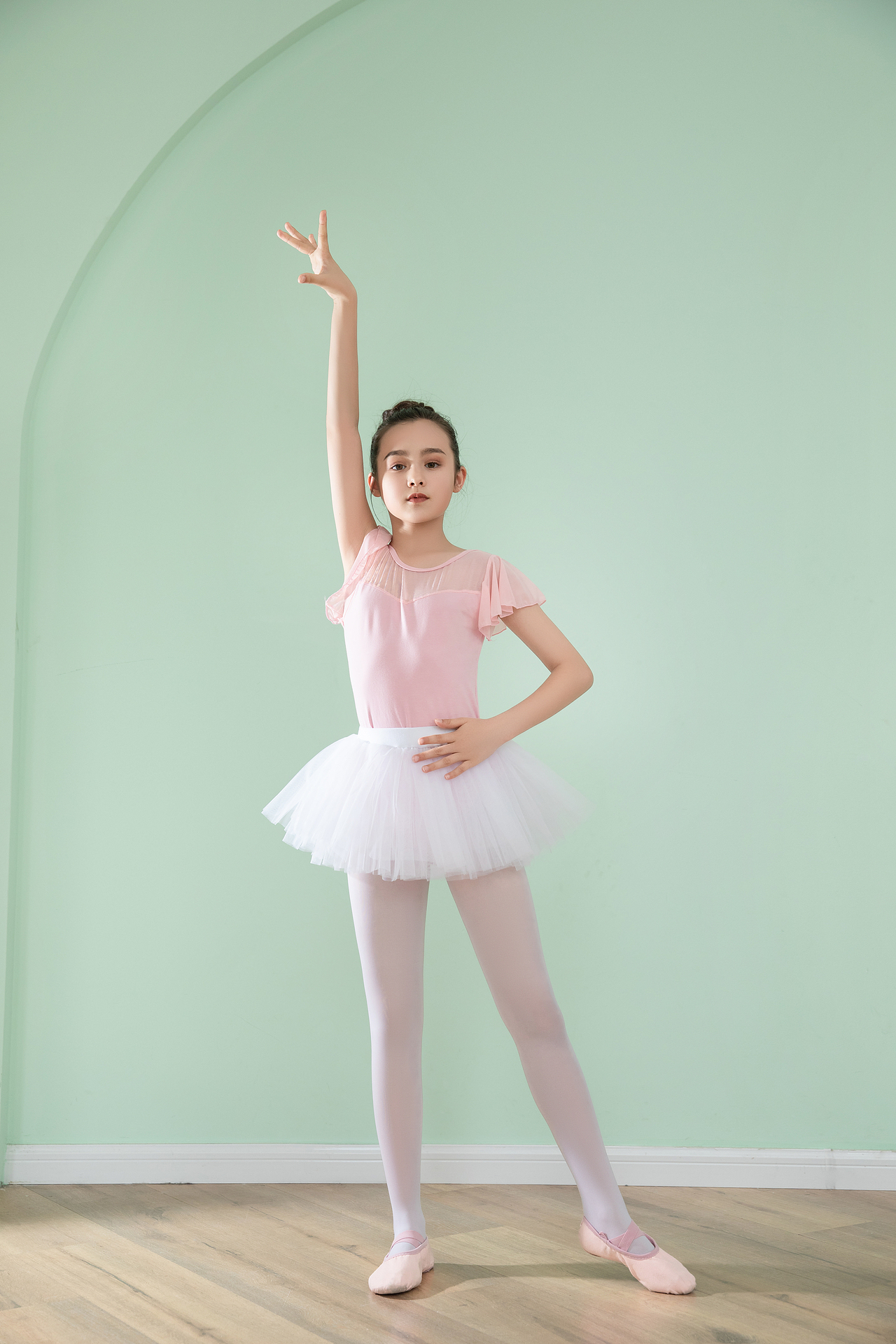 儿童舞蹈袜/连裤袜の模特拍摄