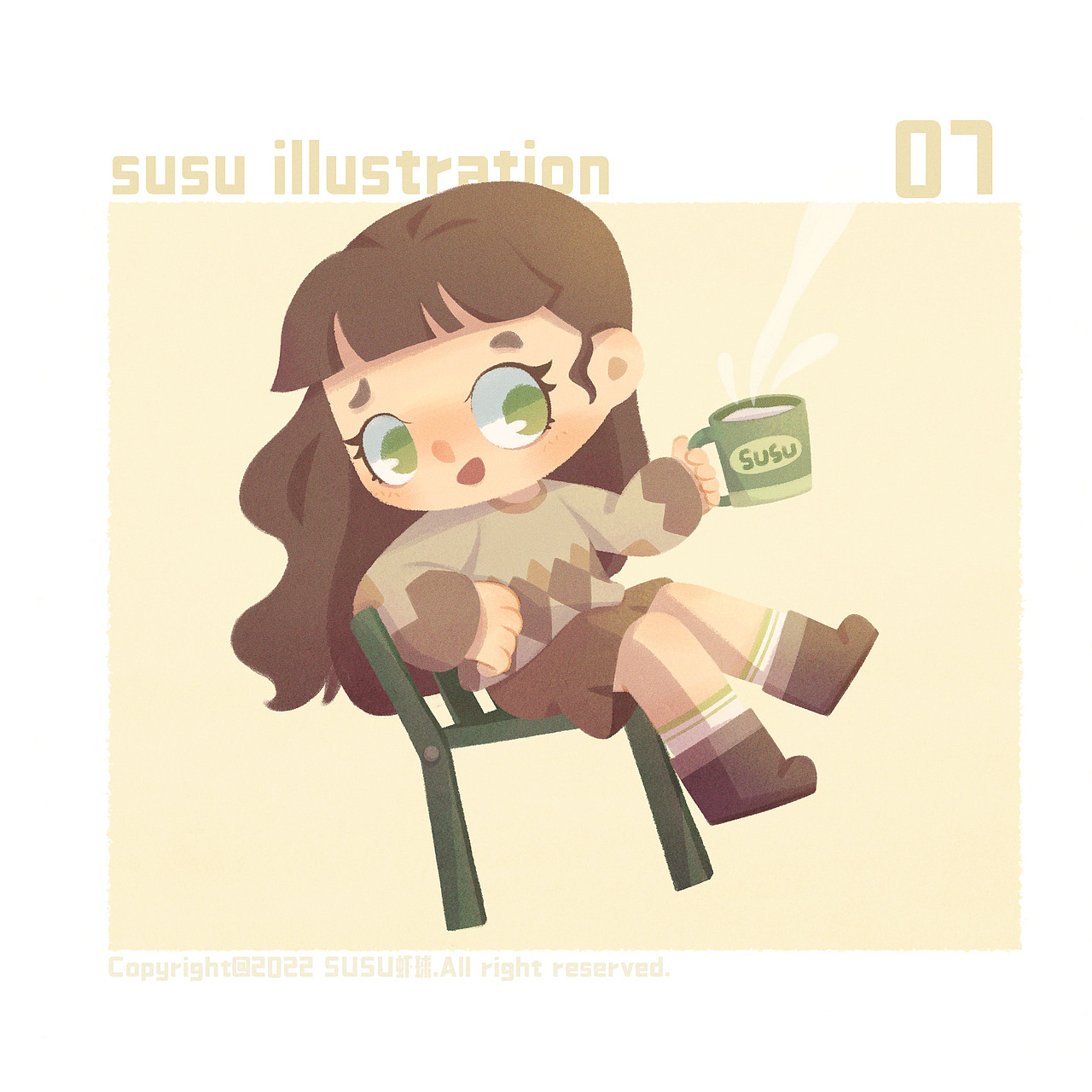 插画人物系列九图（图ZMzI2NDg5ODI0） - 儿童插画 - 站酷设计师菠萝虾球原创素材 - 站酷ZCOOL