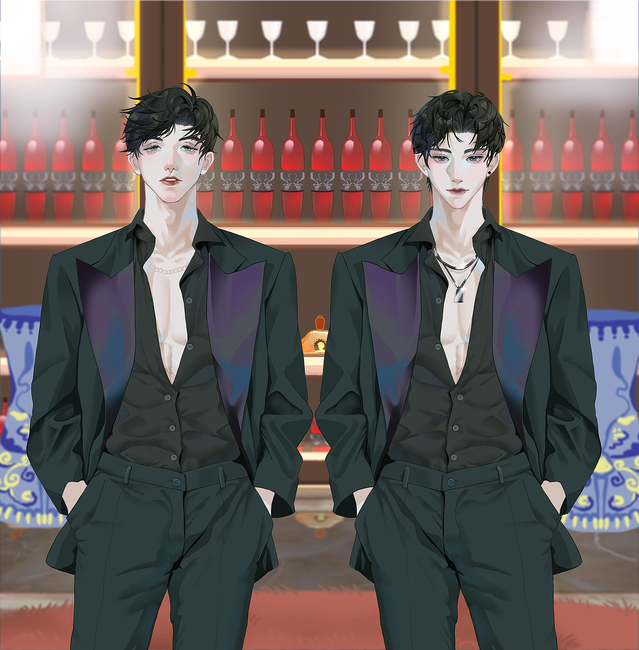 双面男神（图ZMzU4MTA3Mzgw） - 创作习作 - 站酷设计师剁椒手手原创素材 - 站酷ZCOOL