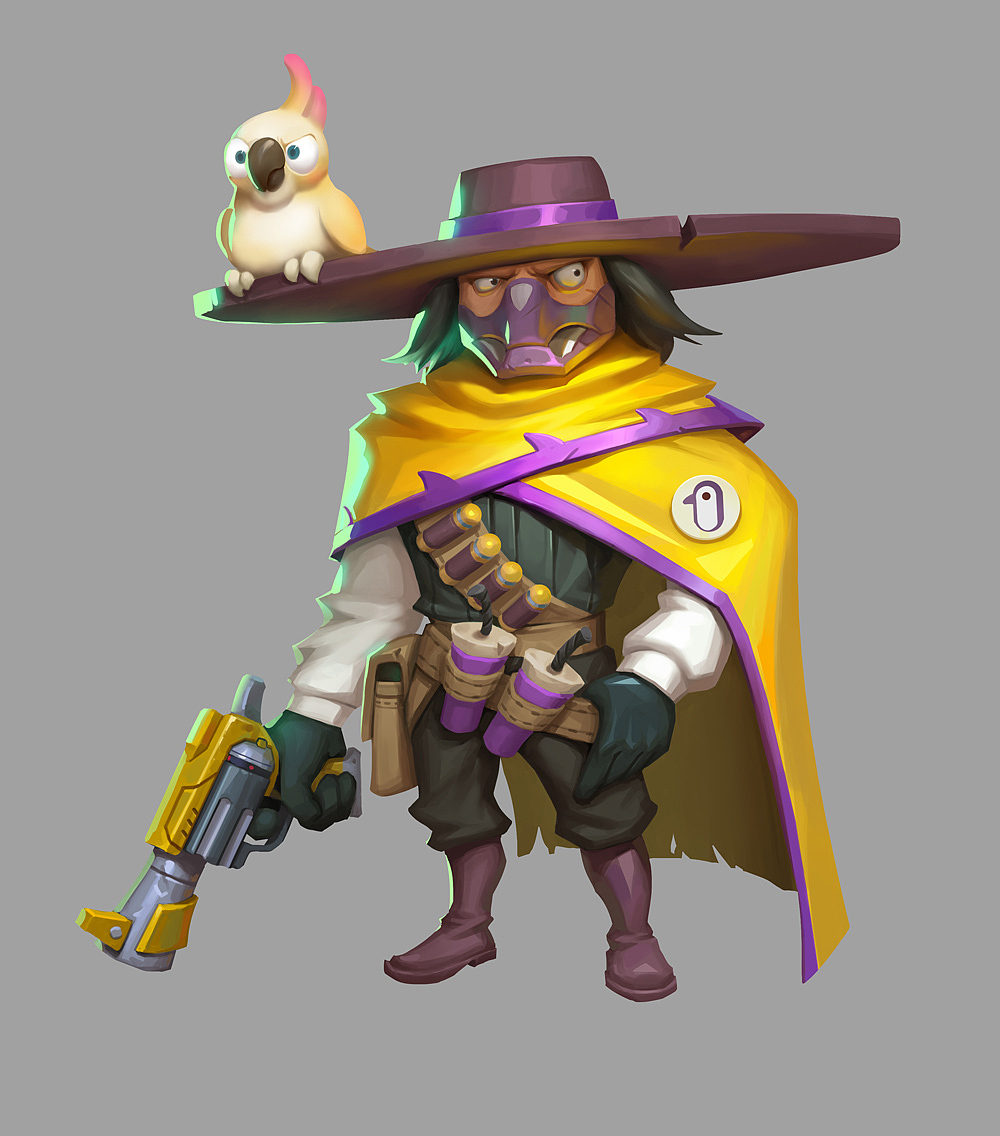 卡通牛仔设定&视频过程（图ZMzA0NjE1ODYw） - 游戏原画 - 站酷设计师Darkseer原创素材 - 站酷ZCOOL