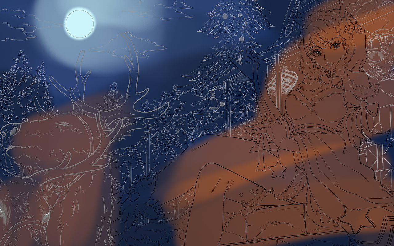 【王者荣耀.同人】圣诞恋歌 貂蝉