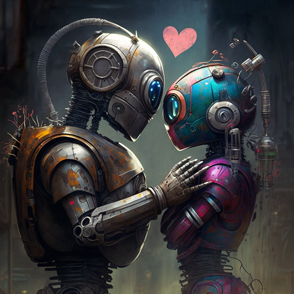 恋爱中的机器人—— 模仿各大艺术大师风格绘图