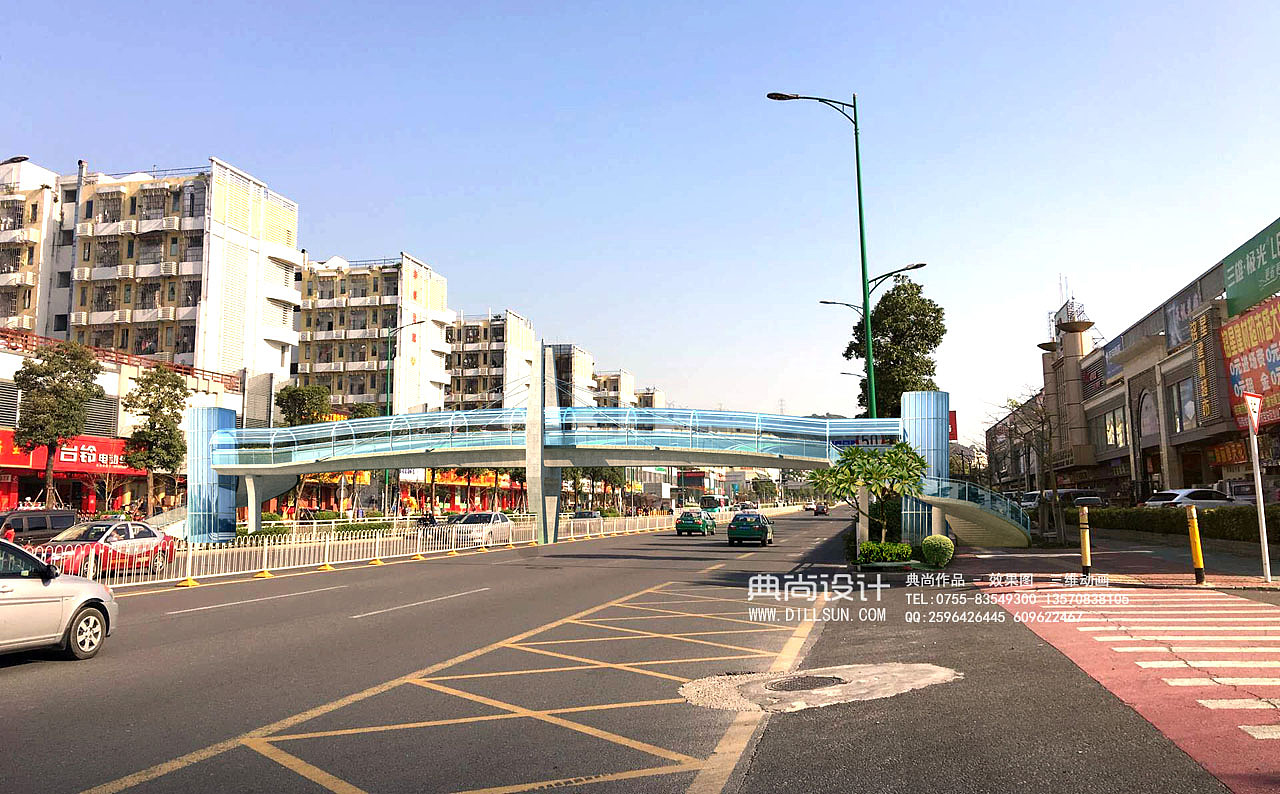 人行天桥效果图1