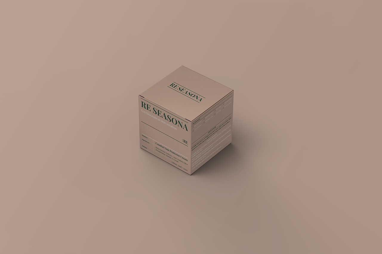 矩形正方形纸盒样机