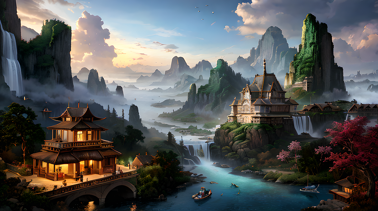 宏大的中国CG场景（图ZMzM4NDU0NjM2） - 绘画 - 站酷设计师szw2698原创素材 - 站酷ZCOOL