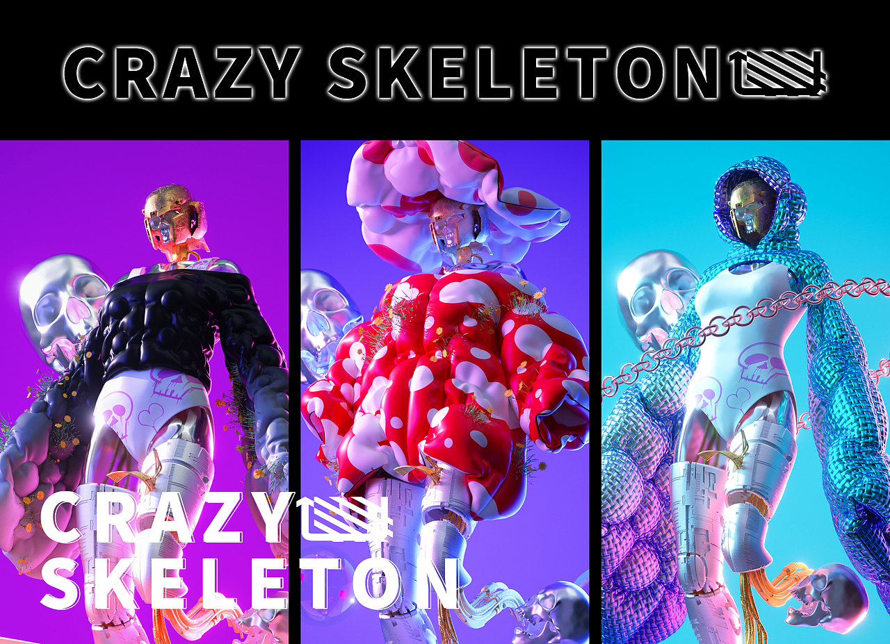 CRAZY SKELETO-机械姬（图ZMzEzODgzNDI0） - 人物/生物 - 站酷设计师霄鹏XiAOPENG原创素材 - 站酷ZCOOL