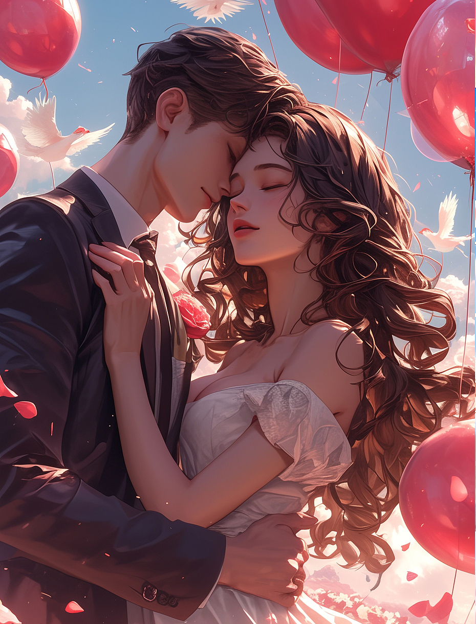 情人节海报设计（图ZMzY4ODE2NTIw） - 商业插画 - 站酷设计师小屿QAQ原创素材 - 站酷ZCOOL