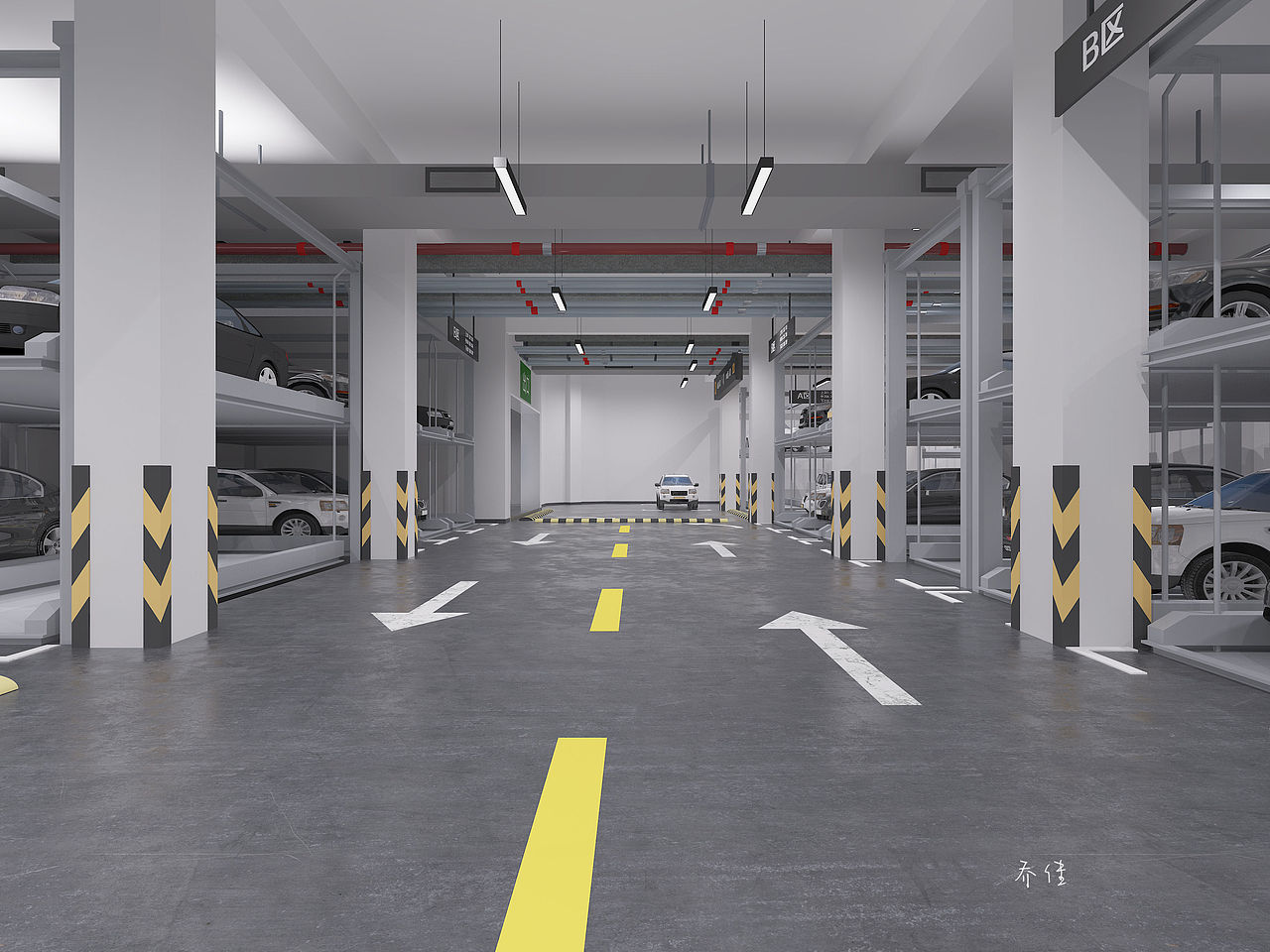 工装丨停车场