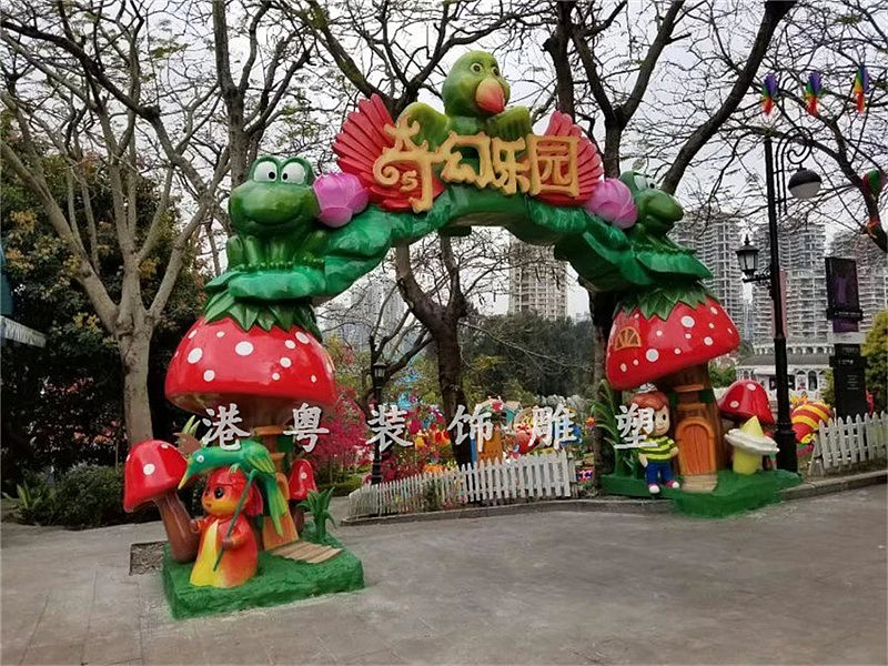 玻璃钢卡通雕塑摆件