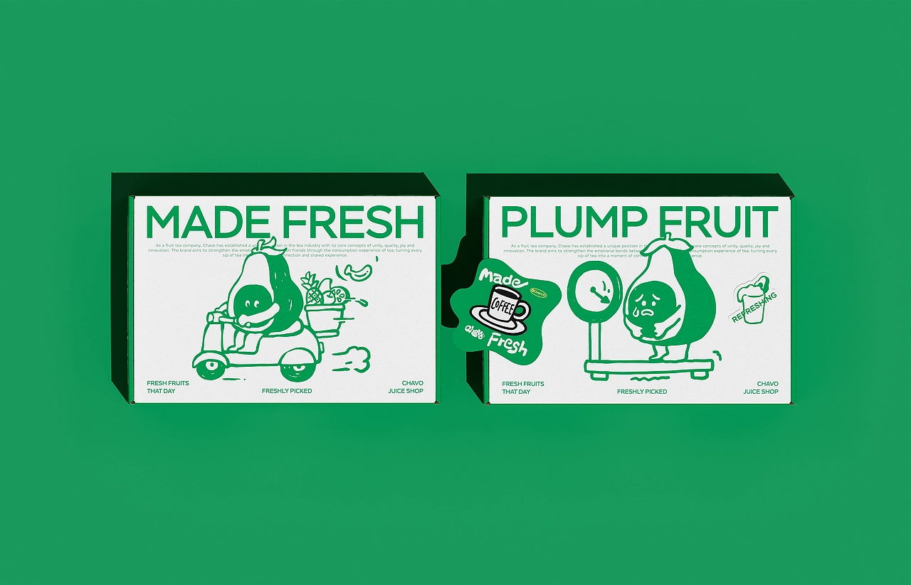 新加坡果茶Chavo品牌设计｜Made Fresh！