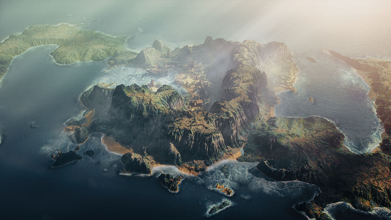 一年多的概念地形场景设计合集（图ZMjk3NzEyMjQ0） - 动画/影视 - 站酷设计师JIJI集集原创素材 - 站酷ZCOOL