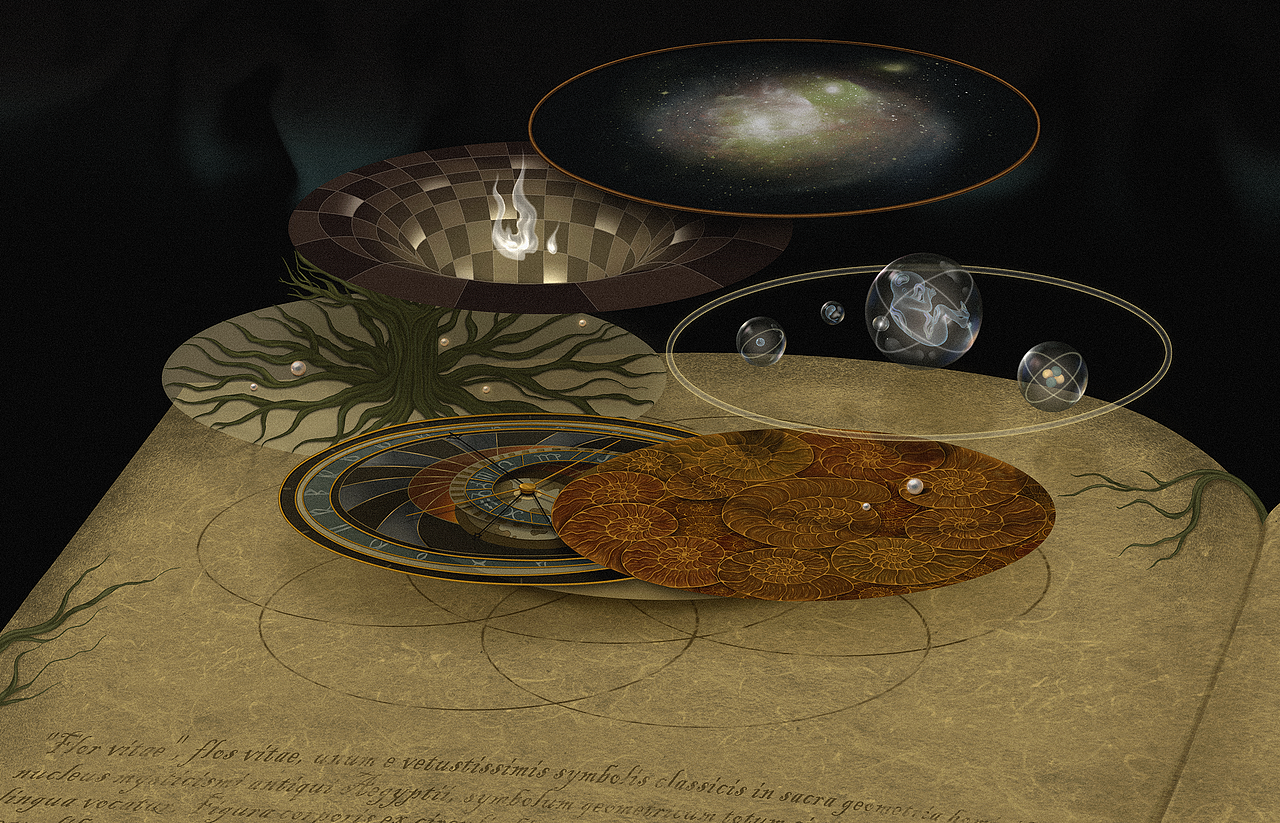 Flower Of Life \ 生命之花 · 系列一（图ZMzA2ODIwNDAw） - 艺术插画 - 站酷设计师Redseeker原创素材 - 站酷ZCOOL