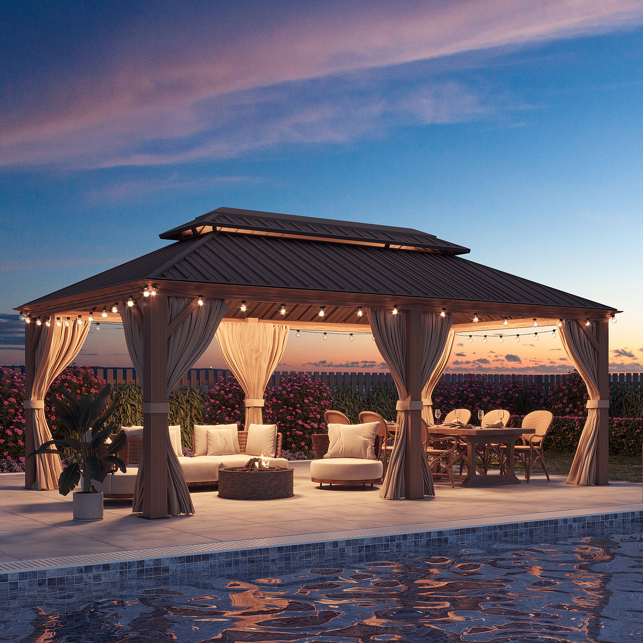 亚马逊 户外家具 户外凉亭 跨境电商（图ZMzY3MzkyODA4） - 场景 - 站酷设计师小辛爱睡觉原创素材 - 站酷ZCOOL