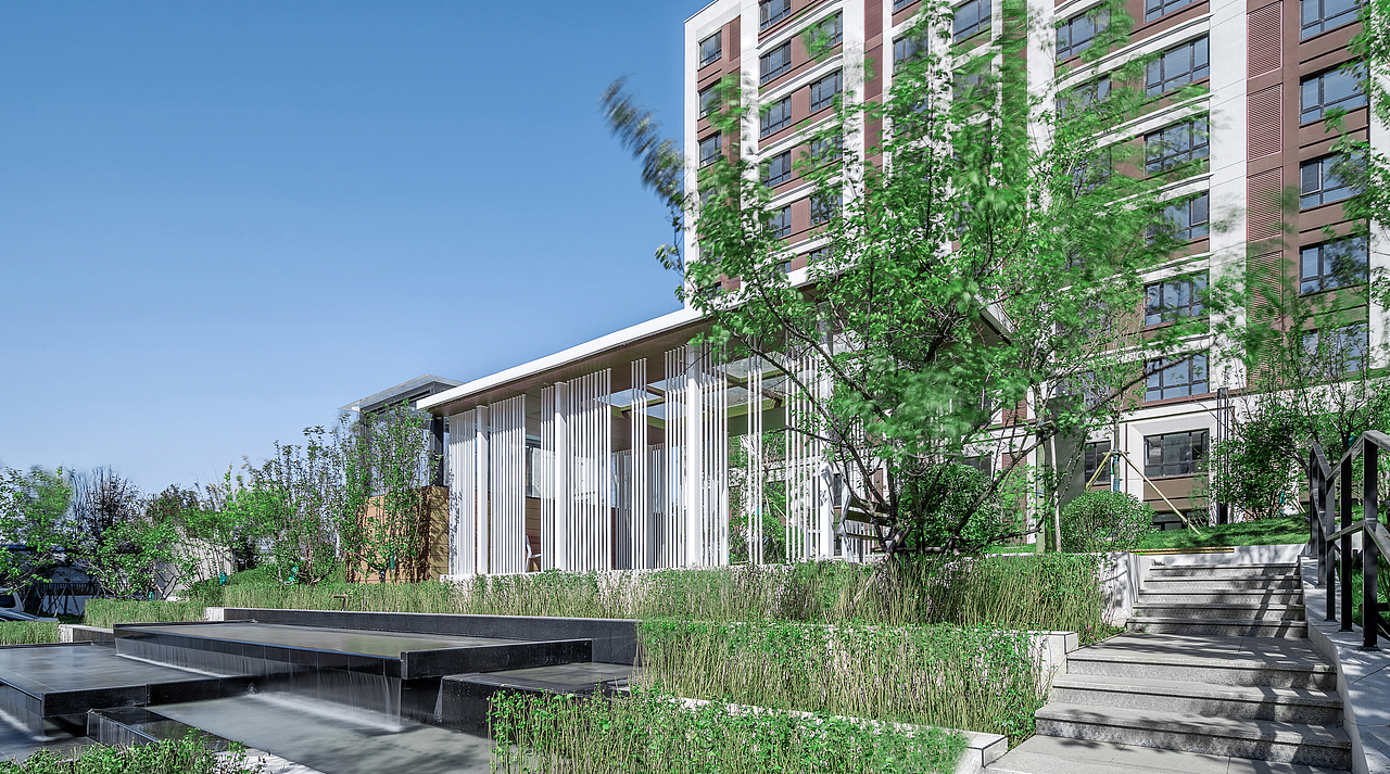 【建筑环境摄影】长春力旺林溪湖住宅园区建筑景观