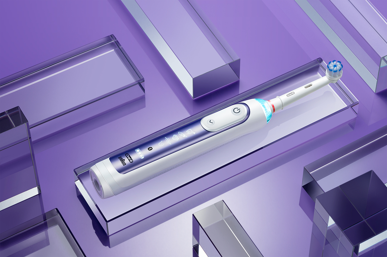 商业摄影|oral-b电动牙刷创意图