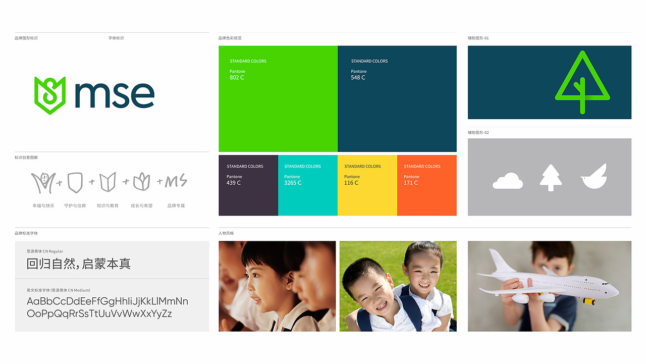 敏思教育服务平台品牌VI设计