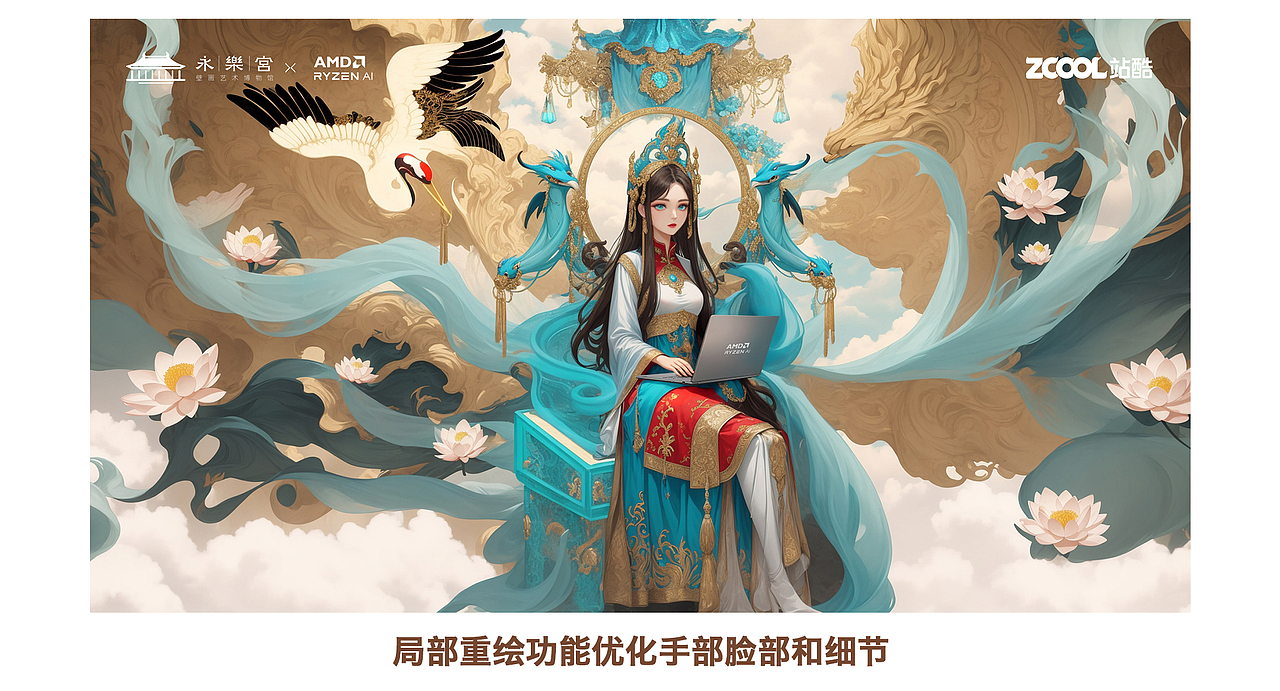 永乐宫福气西王母也AI