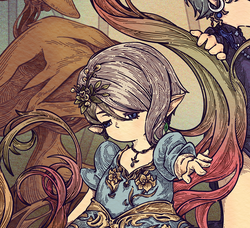 【procreate|FF14|拉拉肥】两只精装火腿肠（图ZMzMxODk2NzEy） - 商业插画 - 站酷设计师知木绕林原创素材 - 站酷ZCOOL