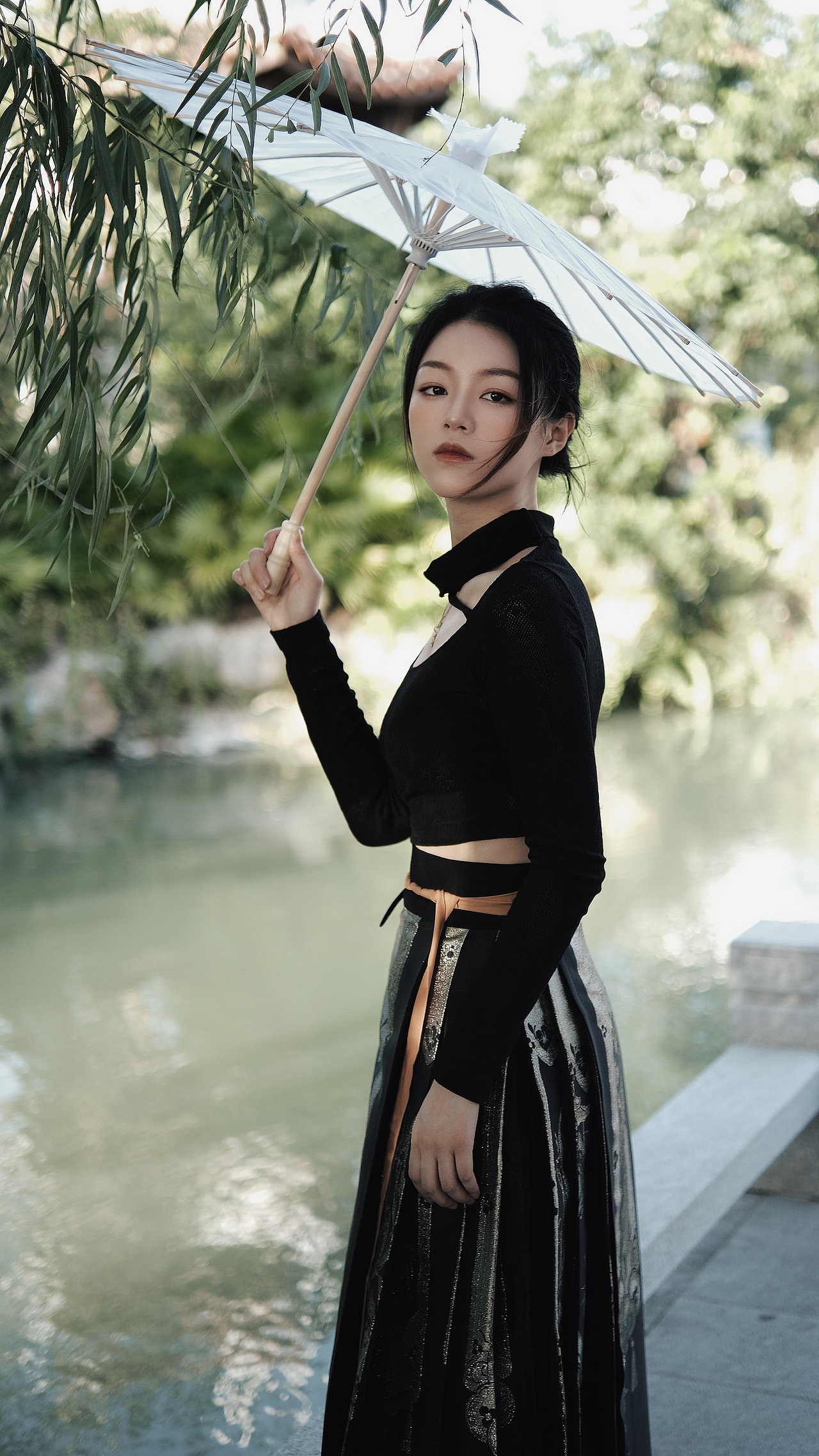 富士Xt30-泉州西湖公园桃花岛/新中式马面裙人像写真（图ZMzIzNzE5NjI0） - 人像摄影 - 站酷设计师GUOJIANNEW原创素材 - 站酷ZCOOL