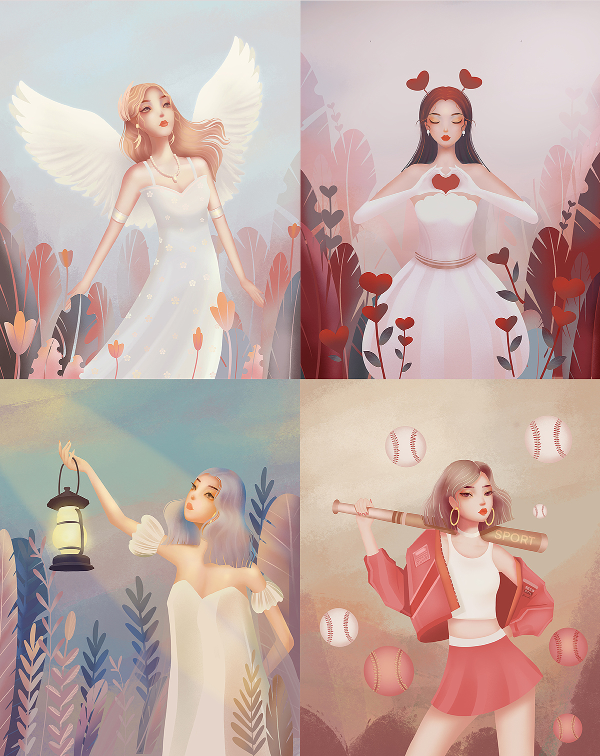 插画|是小仙女吗|唯美浪漫系列合集