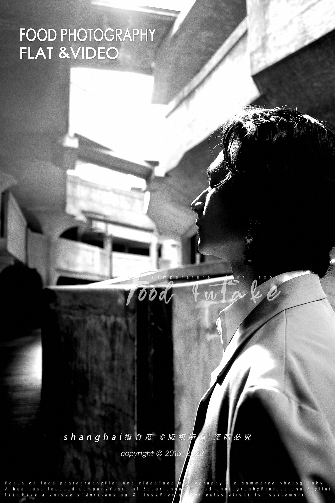 一组人像随性拍摄-暗调-黑白-情绪