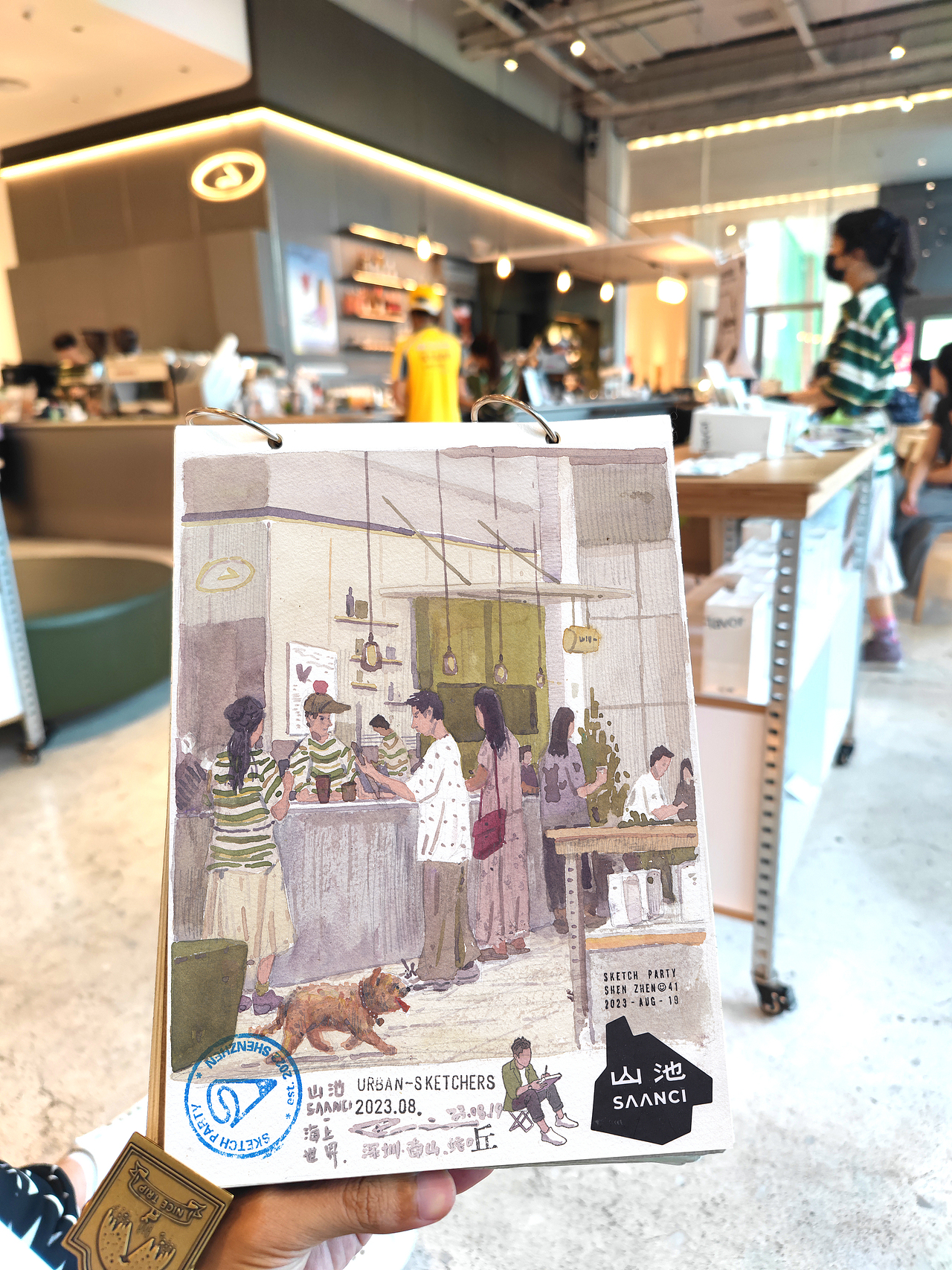 『画本系列』-我的第42本画本-城市速写系列作品