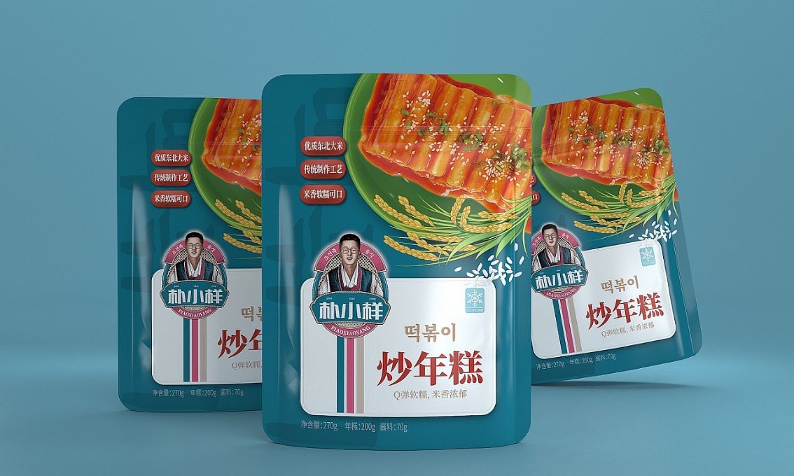 朴小样朝鲜族美食——徐桂亮品牌设计!